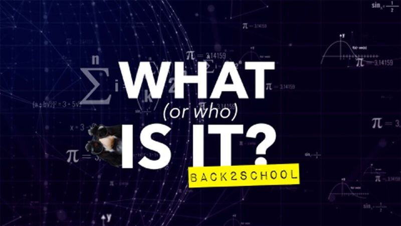 What or Who Is It - Back2School Edition